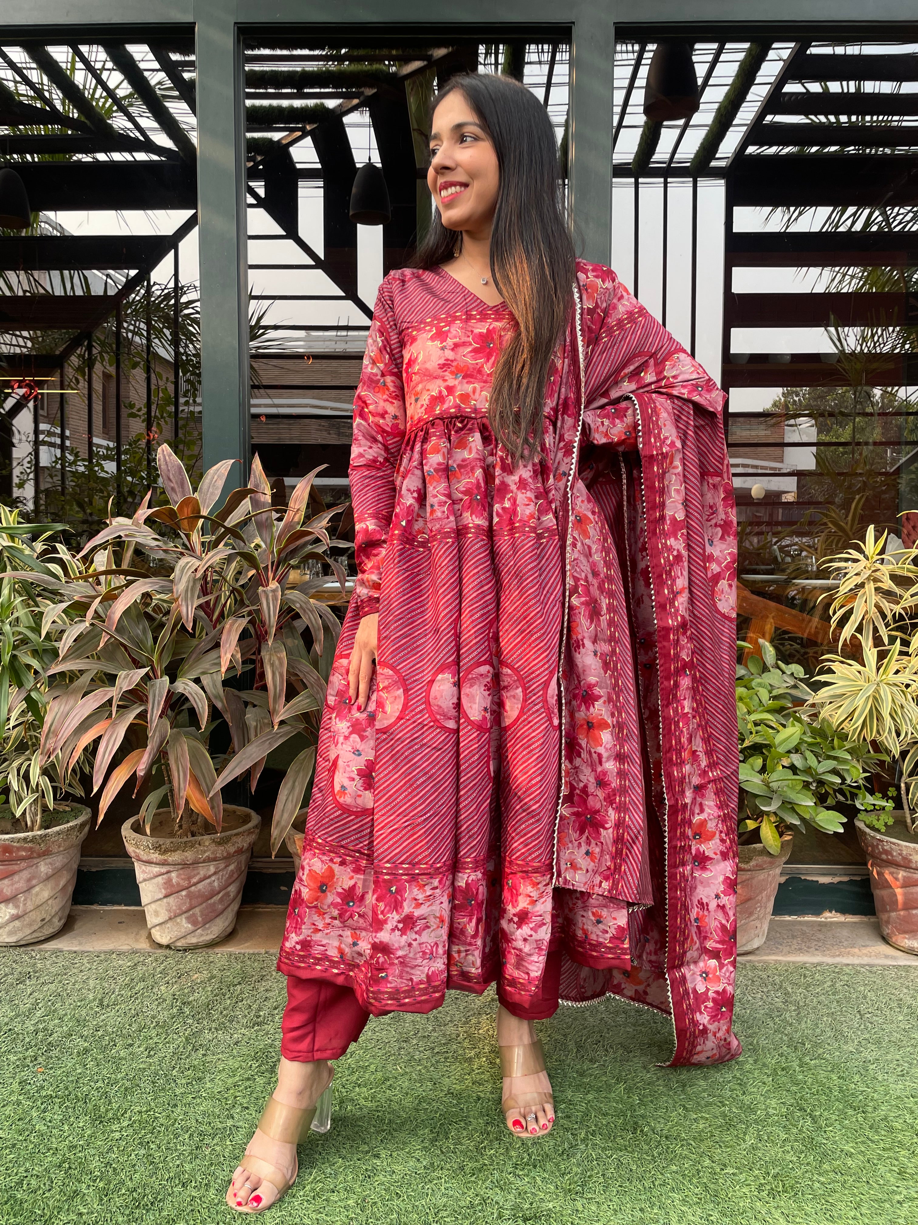 Rooh Floral Printed Suit Set