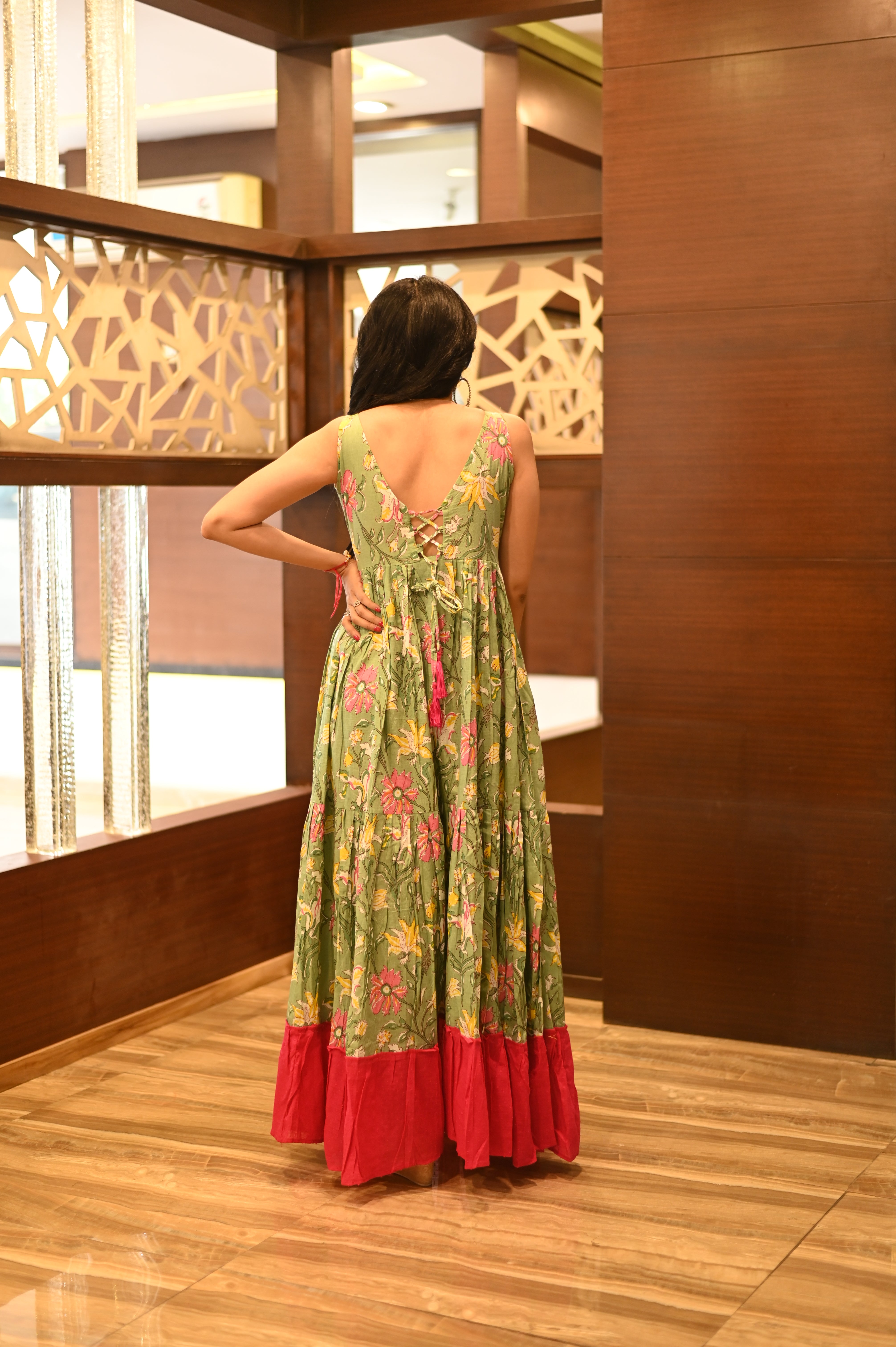 Rooh Floral Printed Gown